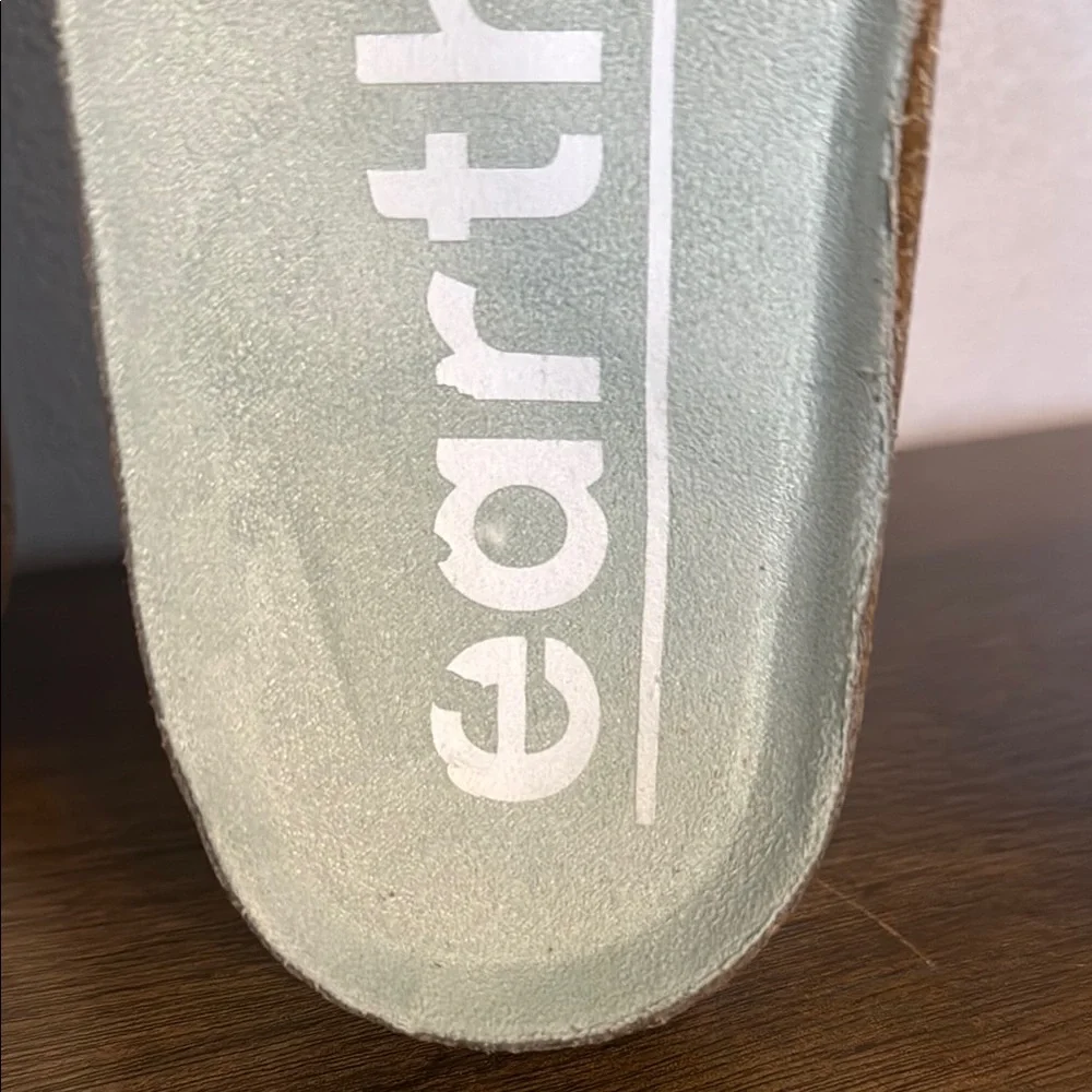 Earth Turquiose Slide Sandals with Big Buckle - Picture 9 of 10